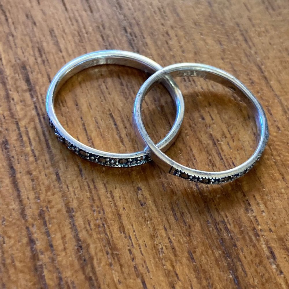 Sterling ring set